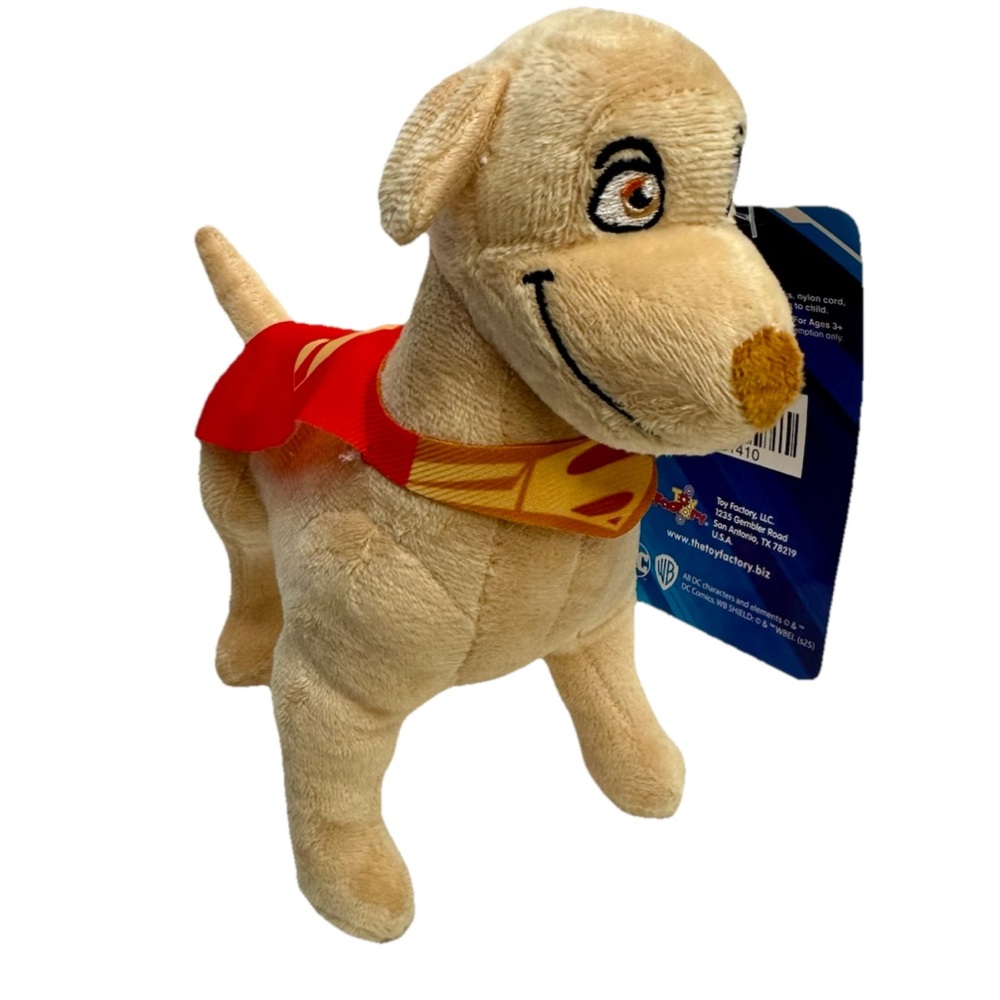DC Superman- Krypto Superdog Superhero Plush Soft Stuff Animals Toy 7” NEW!